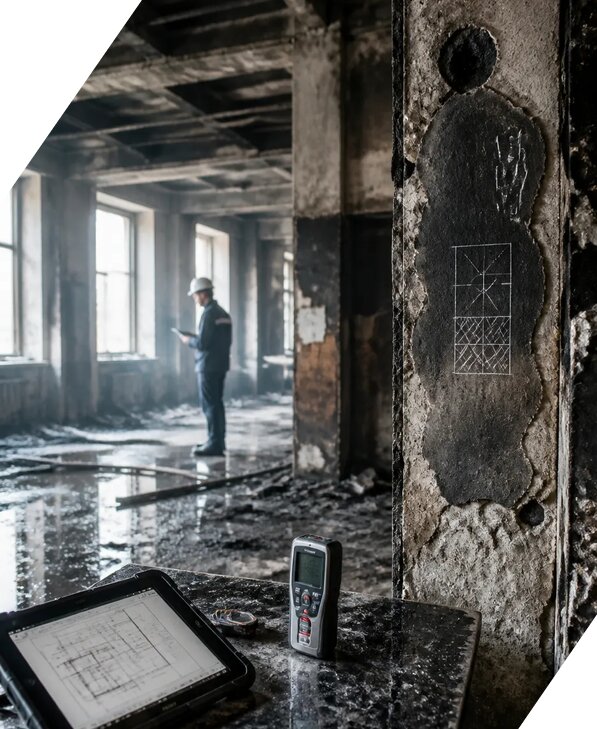 Обследование зданий после пожара в Салавате от 16004 р. | ЭкспертизаРоссия