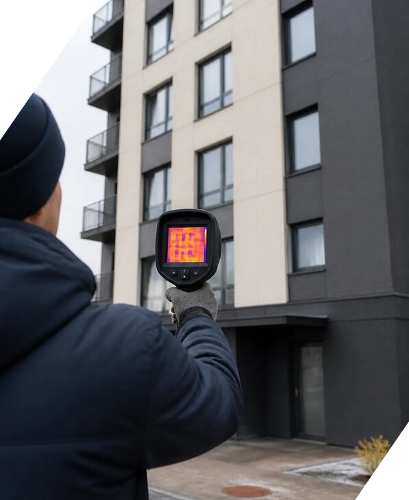 Тепловизионное обследование зданий в Салавате от 5335 р. | ЭкспертизаРоссия