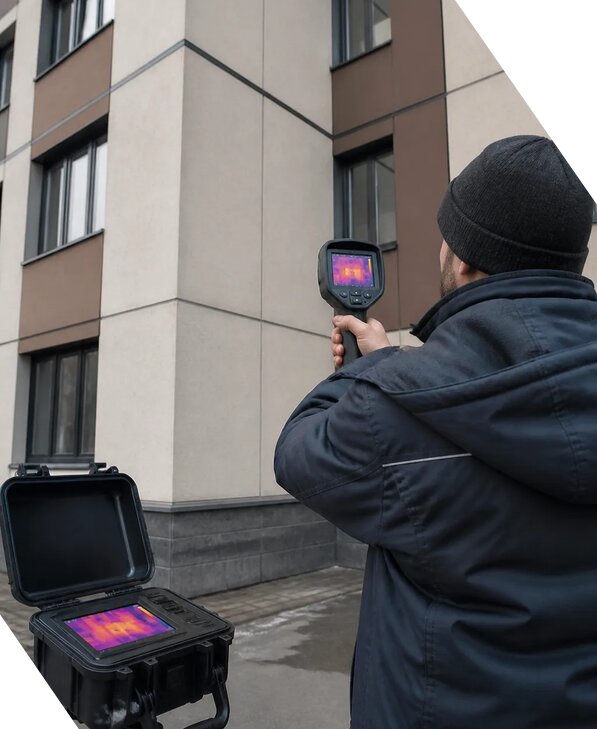 Тепловизионное обследование зданий и сооружений в Салавате